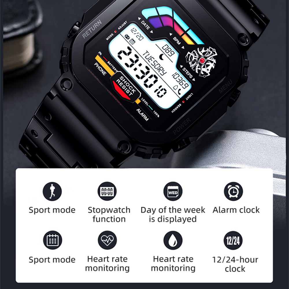 AW39 Business Relojes inteligentes Sports Smartwatch 2024 Stainless steel Hombre Montres intelligentes Men Fashion Smart watch