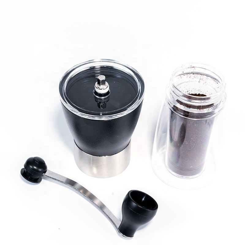 Manual Coffee Grinder set Hand Portable Bean Mill Stainless Steel Handle Adjustable Coffee Grinder for Travel