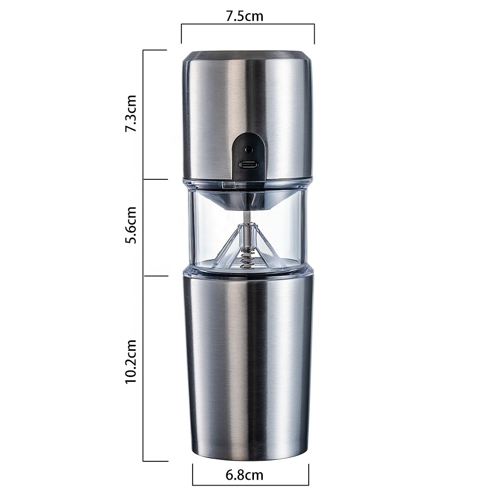 Wholesale Stainless Steel Portable in-Car 12v USB Rechargeable Single Serve Electric Drip Coffee Maker For Travel Camping