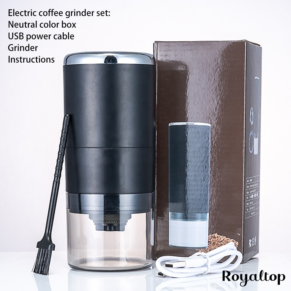 Mini USB Rechargeable Grinder battery-operated Portable Electric Coffee Grinders molino de cafe with conical ceramic burrs