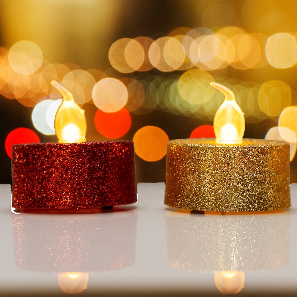 Royaltop's multi-color electronic flashing mini candle warm light flameless LED tea light candle