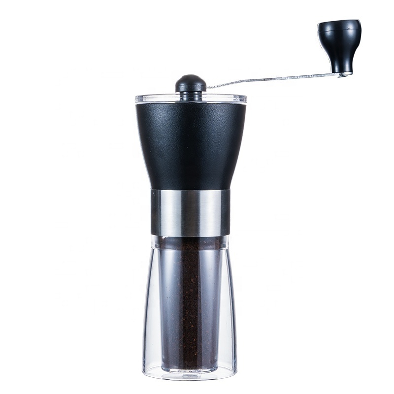 Manual Coffee Grinder set Hand Portable Bean Mill Stainless Steel Handle Adjustable Coffee Grinder for Travel