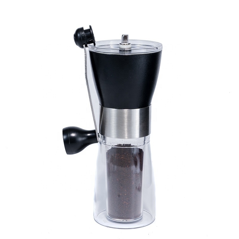 Manual Coffee Grinder set Hand Portable Bean Mill Stainless Steel Handle Adjustable Coffee Grinder for Travel