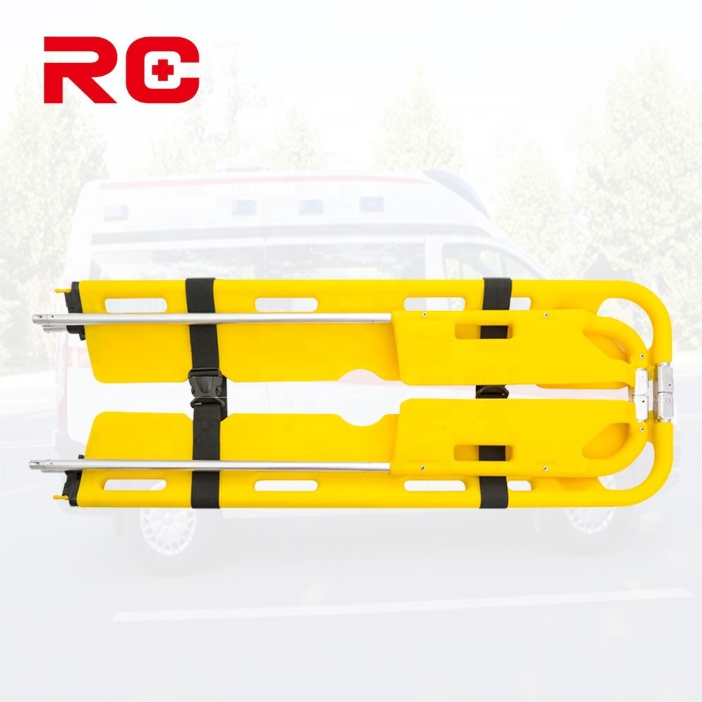 Emergency Equipment For Hospital Trolley Equipment Folding Ambulance Scoop Stretcher Medical Emergency