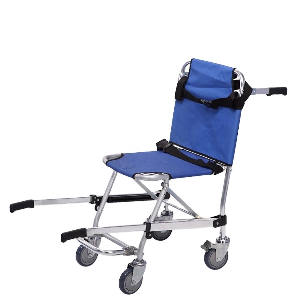 New Lift Wheel Chair Climbing Stair Patient Transfer Folding Wheelchair Electric Climber Chair Stretcher