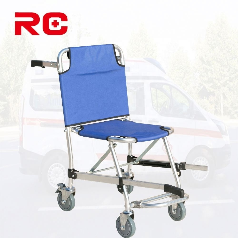 New Lift Wheel Chair Climbing Stair Patient Transfer Folding Wheelchair Electric Climber Chair Stretcher