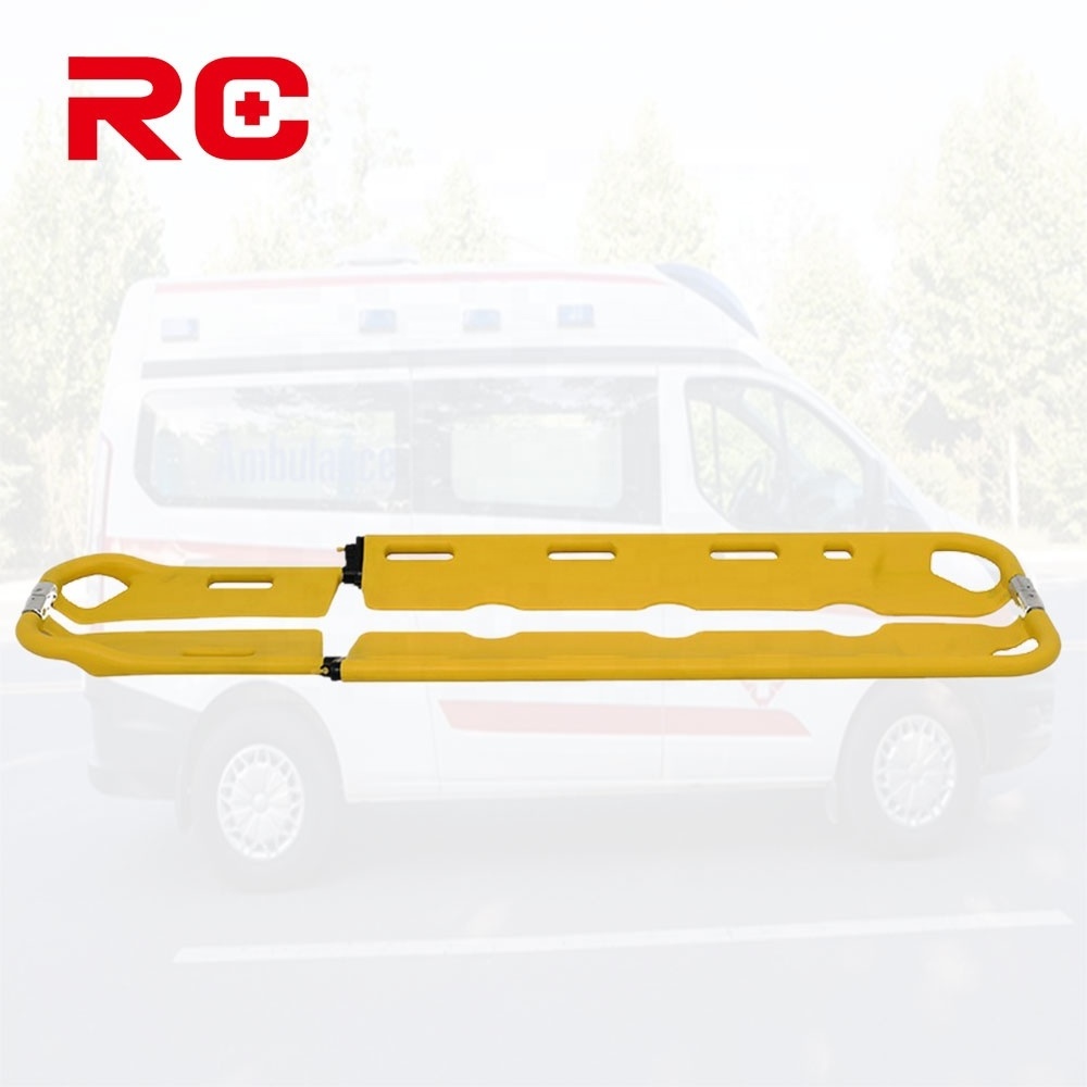 Emergency Equipment For Hospital Trolley Equipment Folding Ambulance Scoop Stretcher Medical Emergency