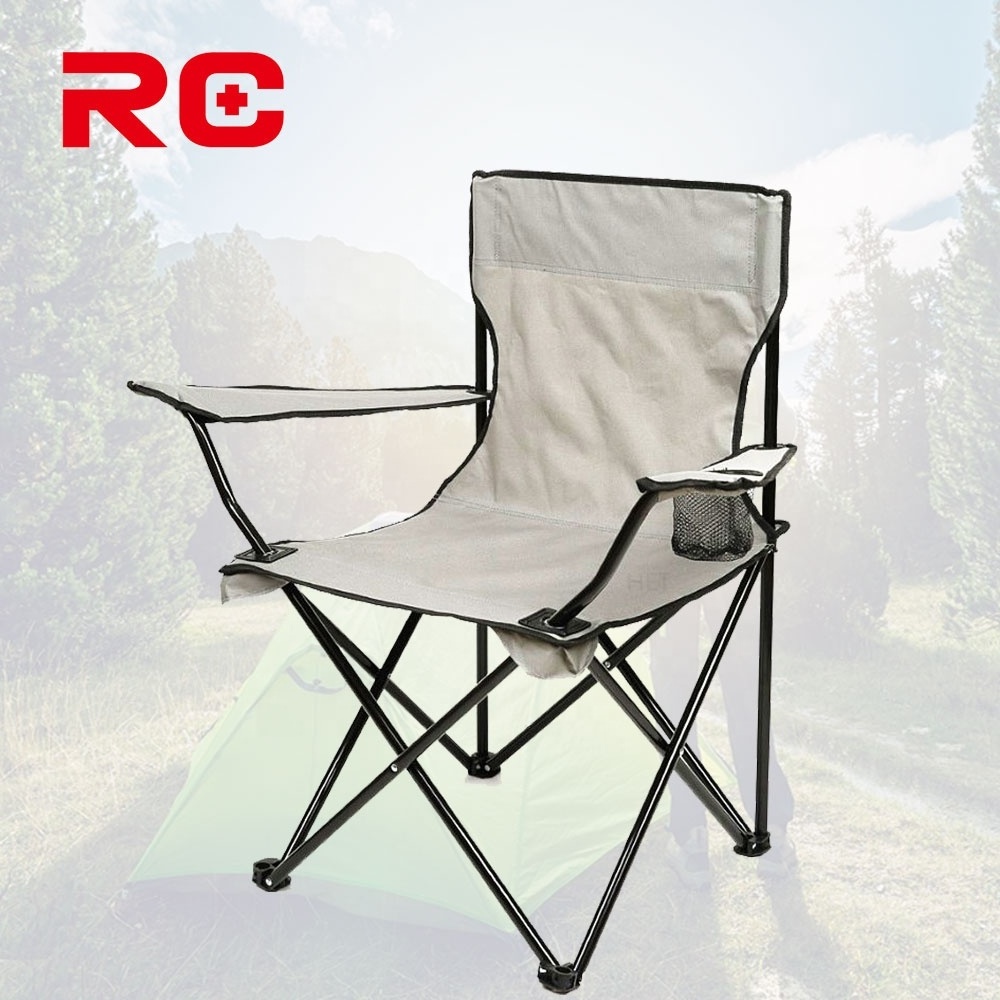 Portable Metal Camping Fishing Chair  Kids Folding Chair With Cup Holder