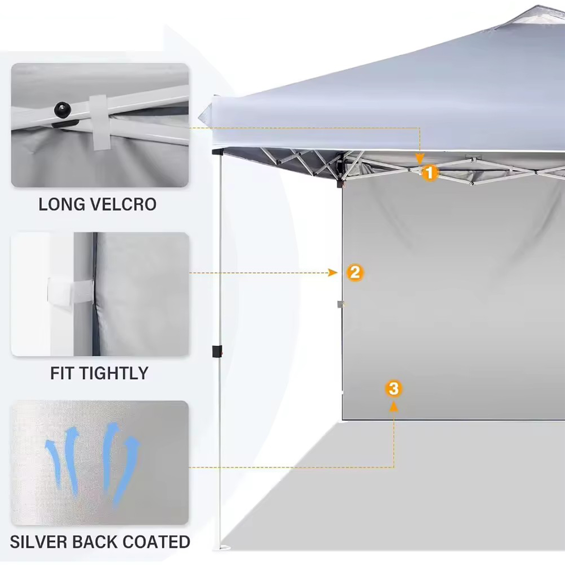 Wholesale outdoor waterproof portable cheap custom printed folding stall market canopy tent for advertising events