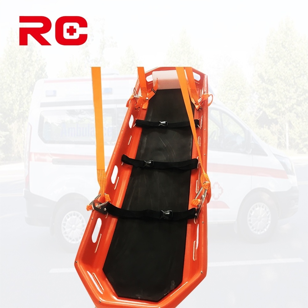 Good Feedback Patient Transport Helicopter Rescue Stretcher Plastic Basket Stretcher