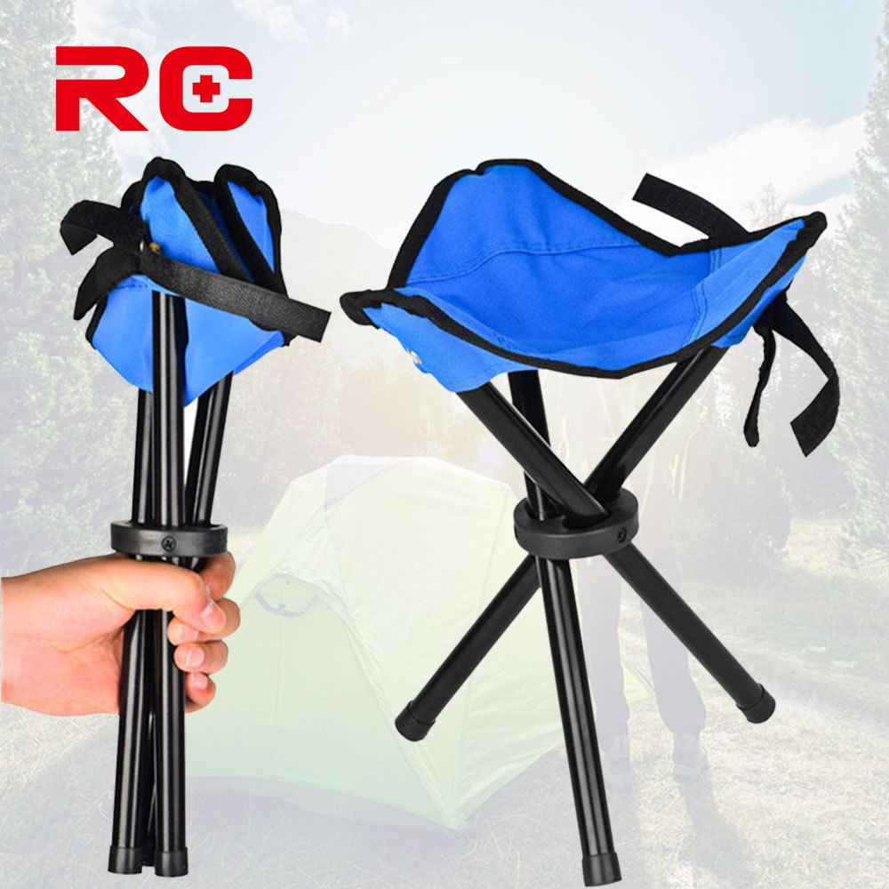 Factory Price Travel Used Steel Frame Mini Tripod Stool Folding Chair