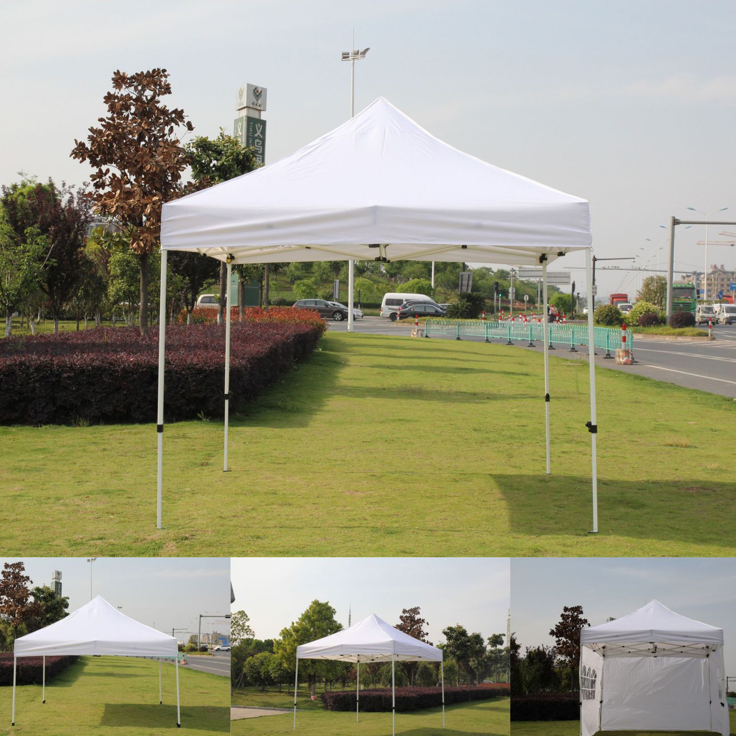 Wholesale outdoor waterproof portable cheap custom printed folding stall market canopy tent for advertising events