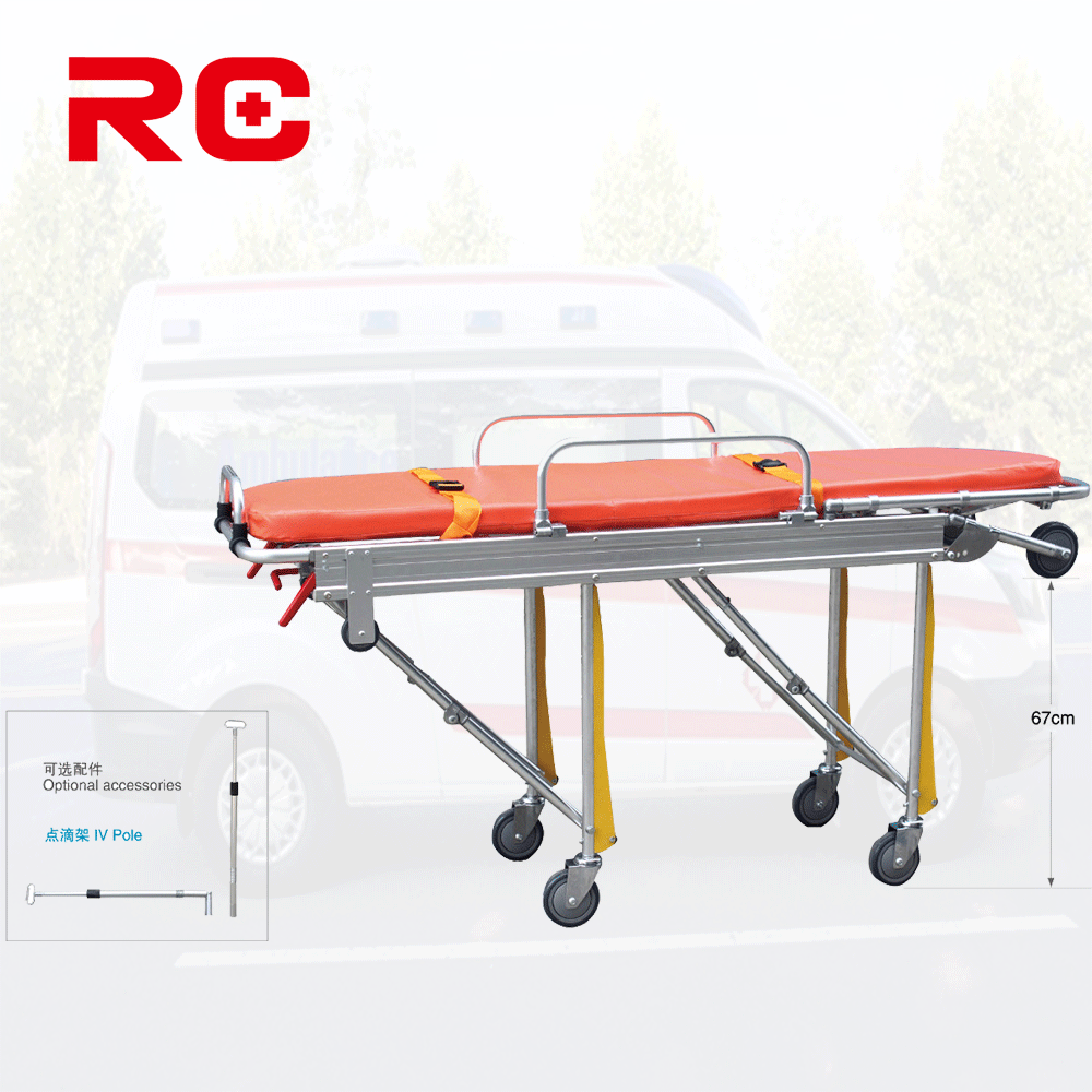 CE Certified Medical Ambulance Wheelchair Stretcher Used Emergency Rescue