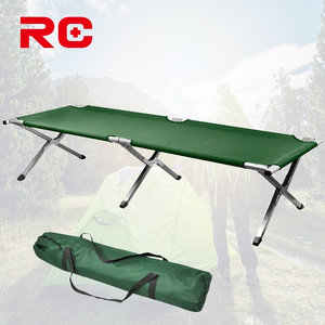 Reliable Foldable Cot Folding Bed Outdoor Aluminum Camping Bed For Vacation