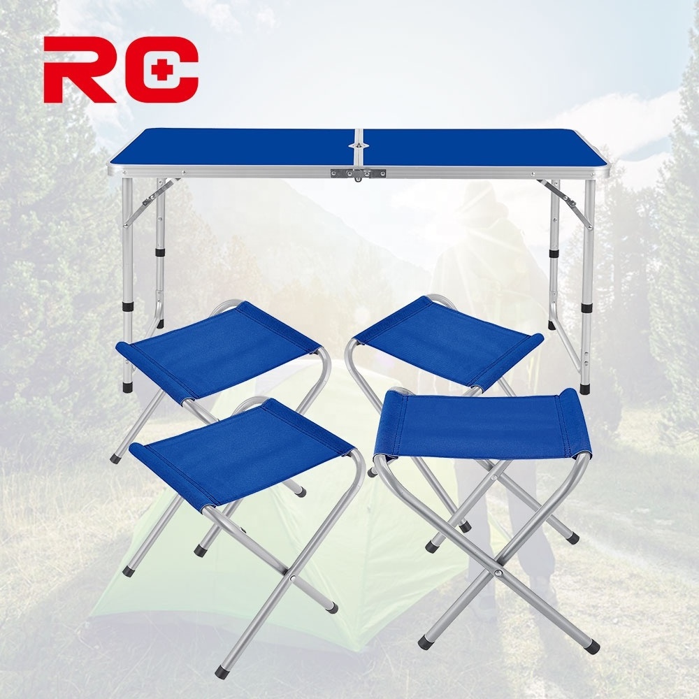 Factory Price Camping Aluminum Portable Cooler Box Picnic Folding Beer Extendable Table