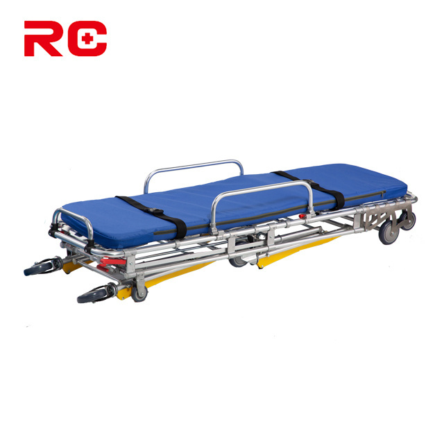 RC-A2 Collapsible Medical Equipment Rescue Stretcher Fist Aid Aluminum Hospital Bed Stretcher For Ambulance Car