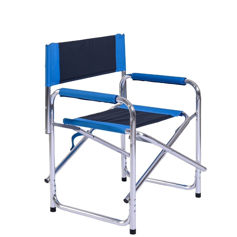 Outdoor Foldable Portable Easy Carry Aluminum Iron Beach Director Chair