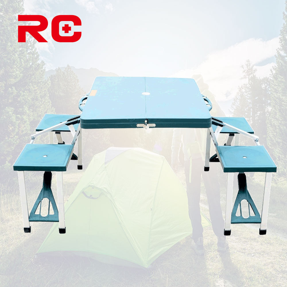 Hot Selling Outdoor Foldable Table Hideaway  Dining Tables And Chairs Set Folding Tables And Chairs For Events