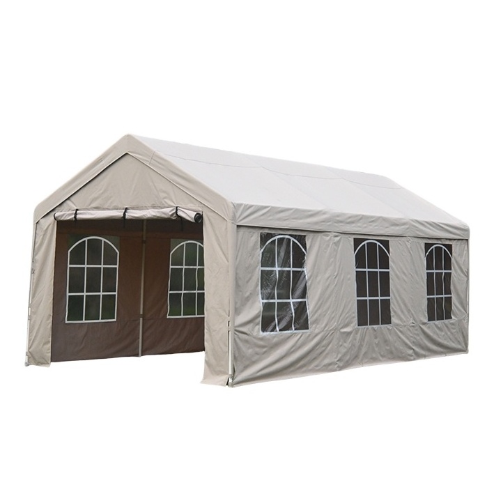 Outdoor Folding Metal Frame Carport Car Cover Portable Shelter Car Parking Garage Shed Carports Tent