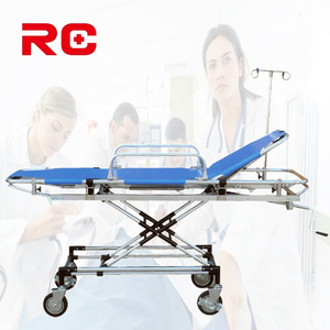 Adjustable Aluminum Rescue Patients Medical Hospital Emergency Ambulance Stretcher Bed