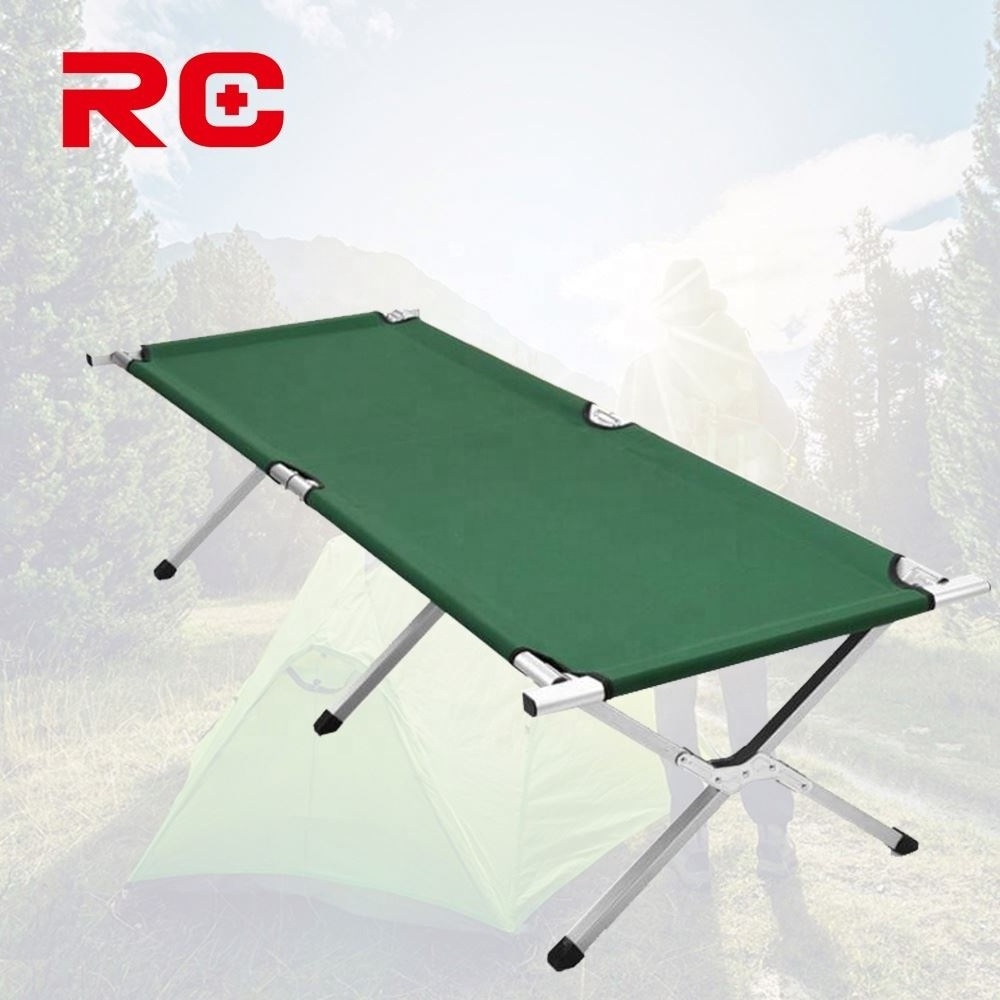 Reliable Aluminum Stretcher Bed Camping Folding Bunk Bed  Cots For Outdoor