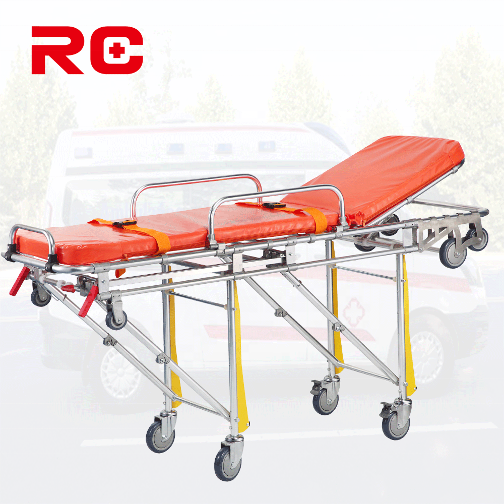 RC-A2 hospital Bed Medical Emergency Stretcher Ambulance Trolley Stretcher With High Quality