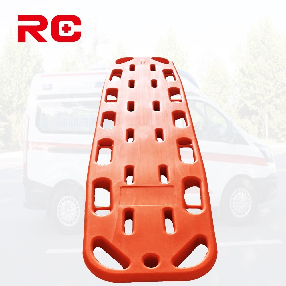 Factory Price Medical Rescue HDPE Floating Cpr Child Spine Board Stretcher For Sale