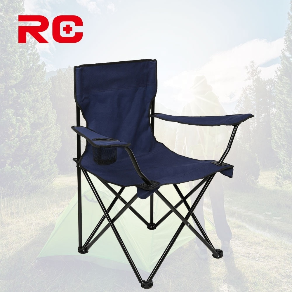 Portable Metal Camping Fishing Chair  Kids Folding Chair With Cup Holder