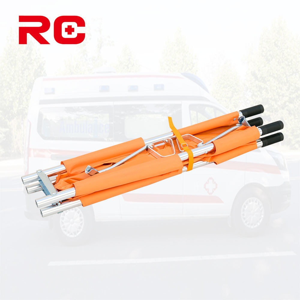 Medical Double Folding Emergency Rescue Stretcher