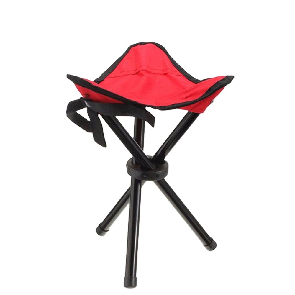 Factory Price Travel Used Steel Frame Mini Tripod Stool Folding Chair