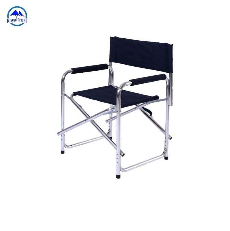 Cheap Wholesale Custom Steel Compact Chair Camping Foldable  Outdoor With Side Table Directors Lawn Chair