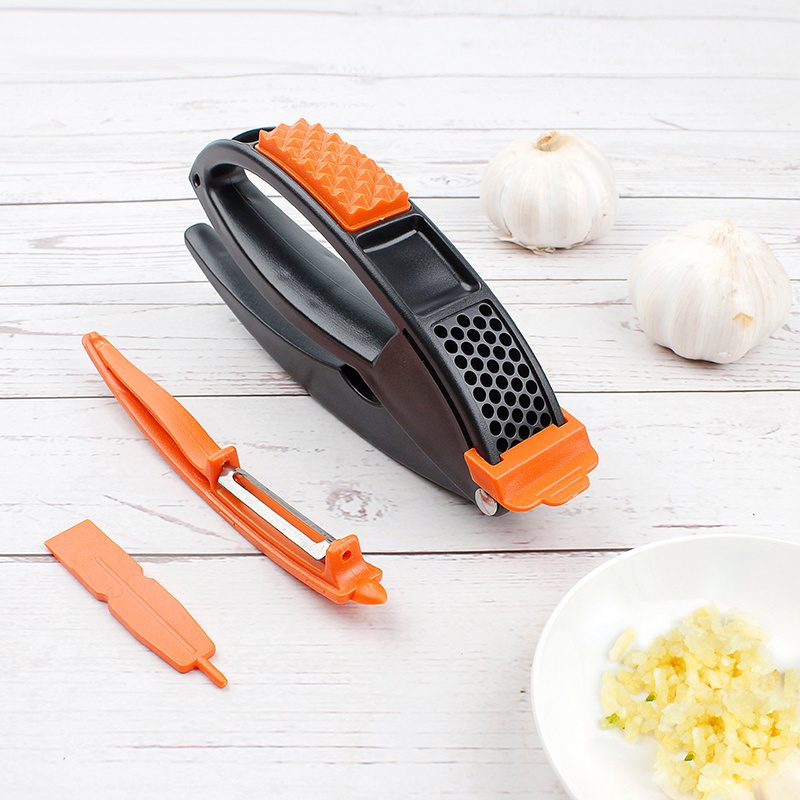 Royalunion Kitchen & Tabletop Slicer Garlic Presser Kitchen Tools Gadgets Multifunctional Garlic Press With Vegetable Peeler