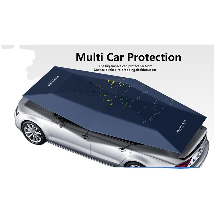 New Design Anti-UV Automatic Folding Sun Shade Covering Roof Car Cover Car Umbrella