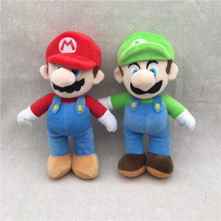 New Super Bros Plush Toy Mario Doll Toy Soft Stuffed Animal Dolls Kids Children Birthday Christmas Gift