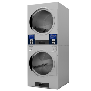 Stacked Dryer Machine Coin Operated 16*2kg Cloth Dryer Electric Gas Commercial Laundry Equipment for Hotel Hospital University