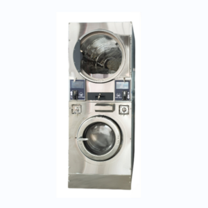 Royal Wash laundry vending machine stacked Commercial Washer Extractor And Dryer 13Kg Washing Capacity Laundry