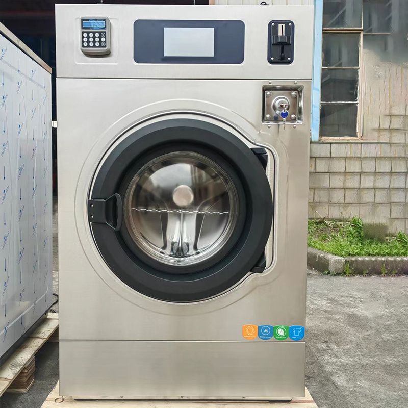 Fully automatic commercial washing machine  Washer extractor coin operated laundry washing machine for self service laundry shop