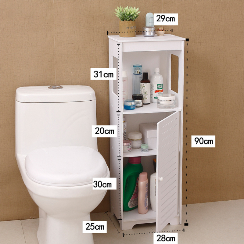 Corner Shelf Stand Bathroom Storage Narrow Nightstand for Small Spaces Tiered Plant Stand Indoor Shower Rack Waterproof