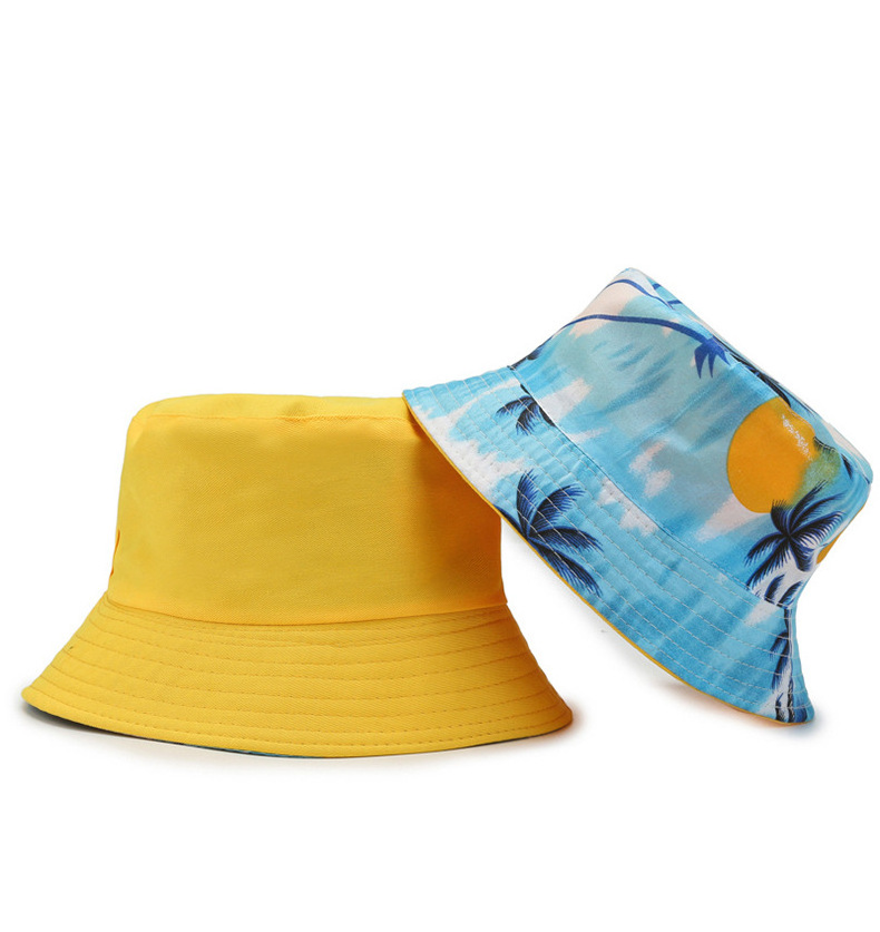 Factory Wholesale Custom Logo Brim Sun Beach Hat Adult Kids Outdoor UV Protection Fisherman Reversible Bucket Hat