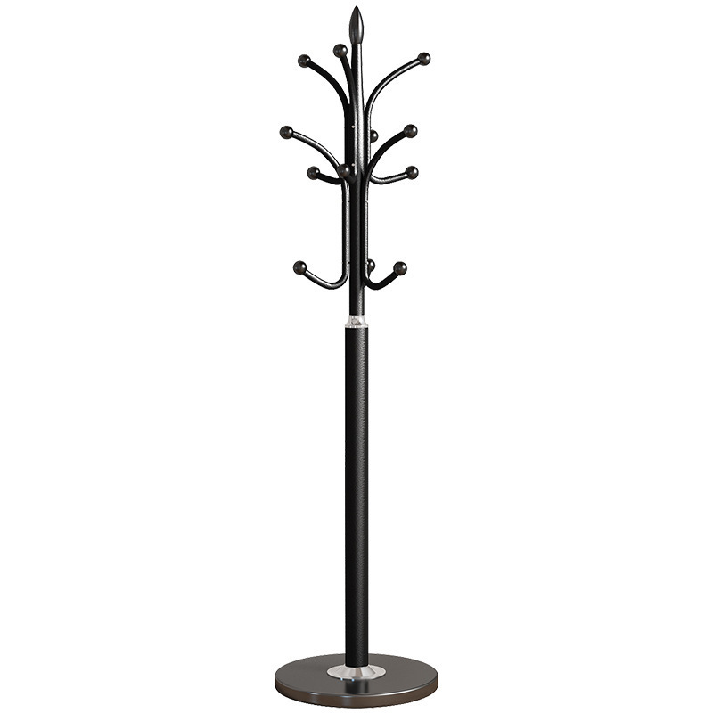 Metal floor standing coat rack