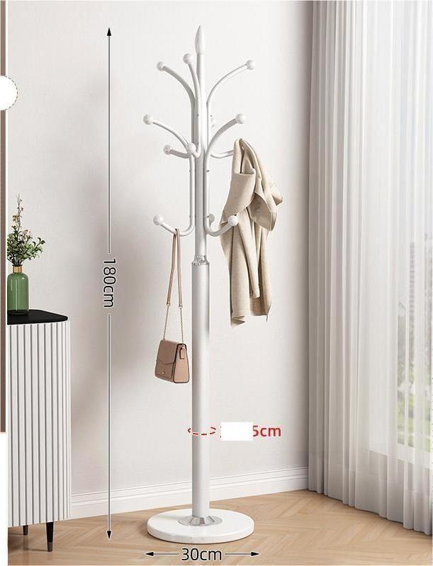 Metal floor standing coat rack