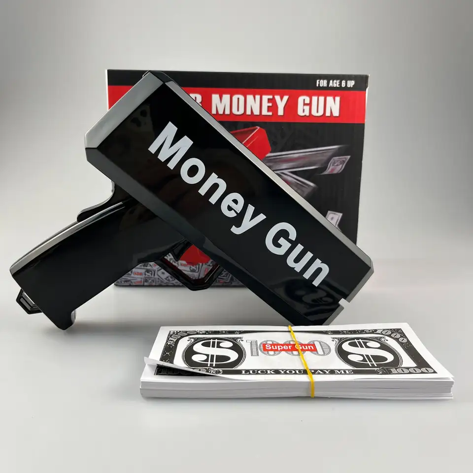 High Quality Movie Uk Polymer Canadian Realistic Usa 20 50 100 Dollar Euro Biljetten Prop Money Gun Toy