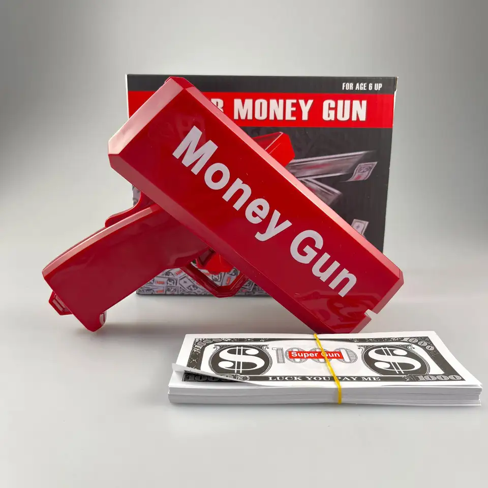 High Quality Movie Uk Polymer Canadian Realistic Usa 20 50 100 Dollar Euro Biljetten Prop Money Gun Toy