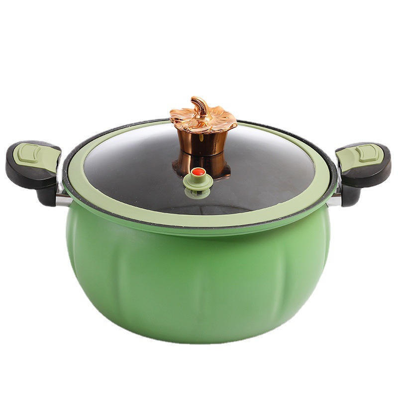 Hot Sale Large Capacity Soup Pot  Medical Stone Coating Micro Pressure Cooker With Handle Latch