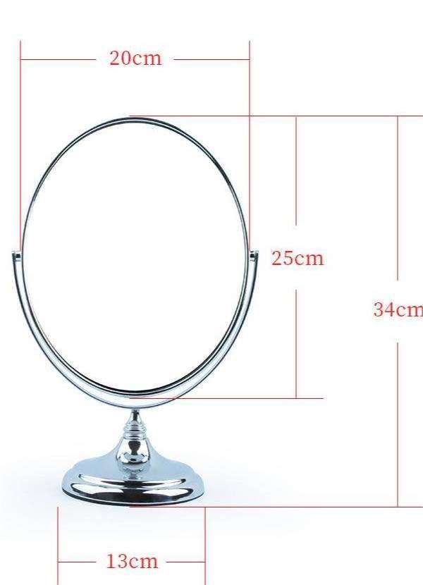 RU New swing table mirror Luxury Decorative Marble Base Rose Gold Table Top Cosmetic Round Makeup Mirror