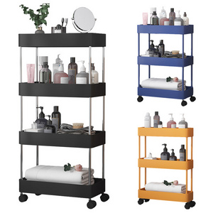 China Custom Made storage rack kitchen removable storage shelf rack plastic 3 tier storage shelf