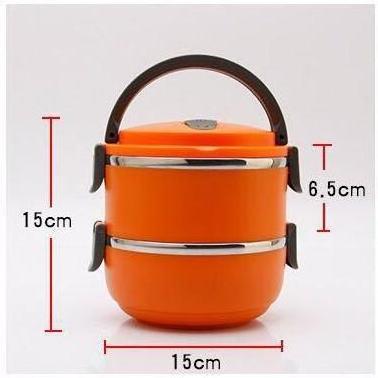 Factory OEM Multi Tiers Stackable Lunch Box Set Leakproof Stainless Steel Insulated Tiffin Lunch Box With Lock