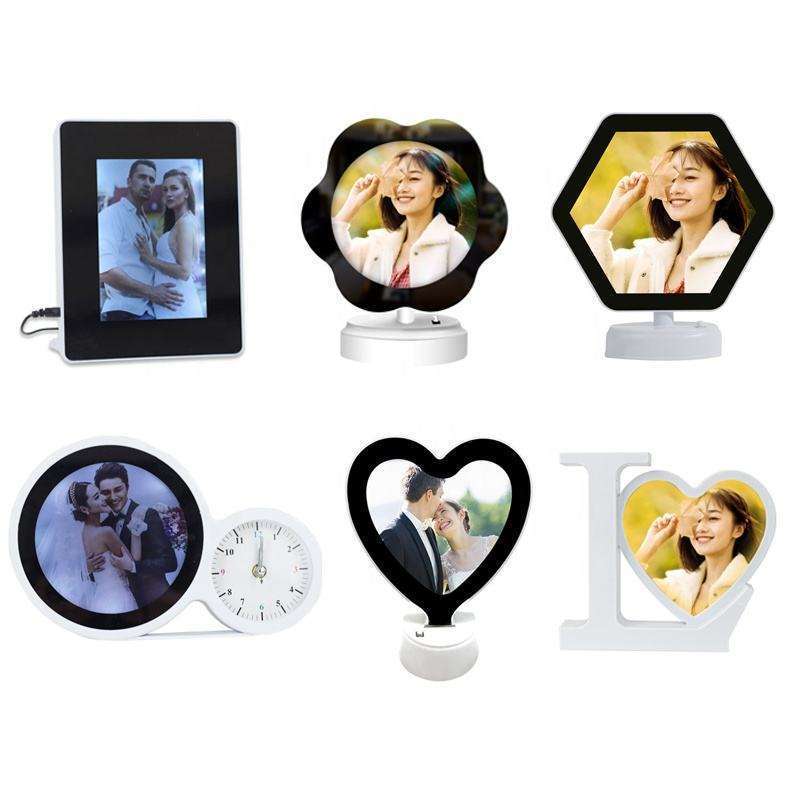 RU Classic Magic Mirror Photo, Frame Led Plastic Decorative Framed