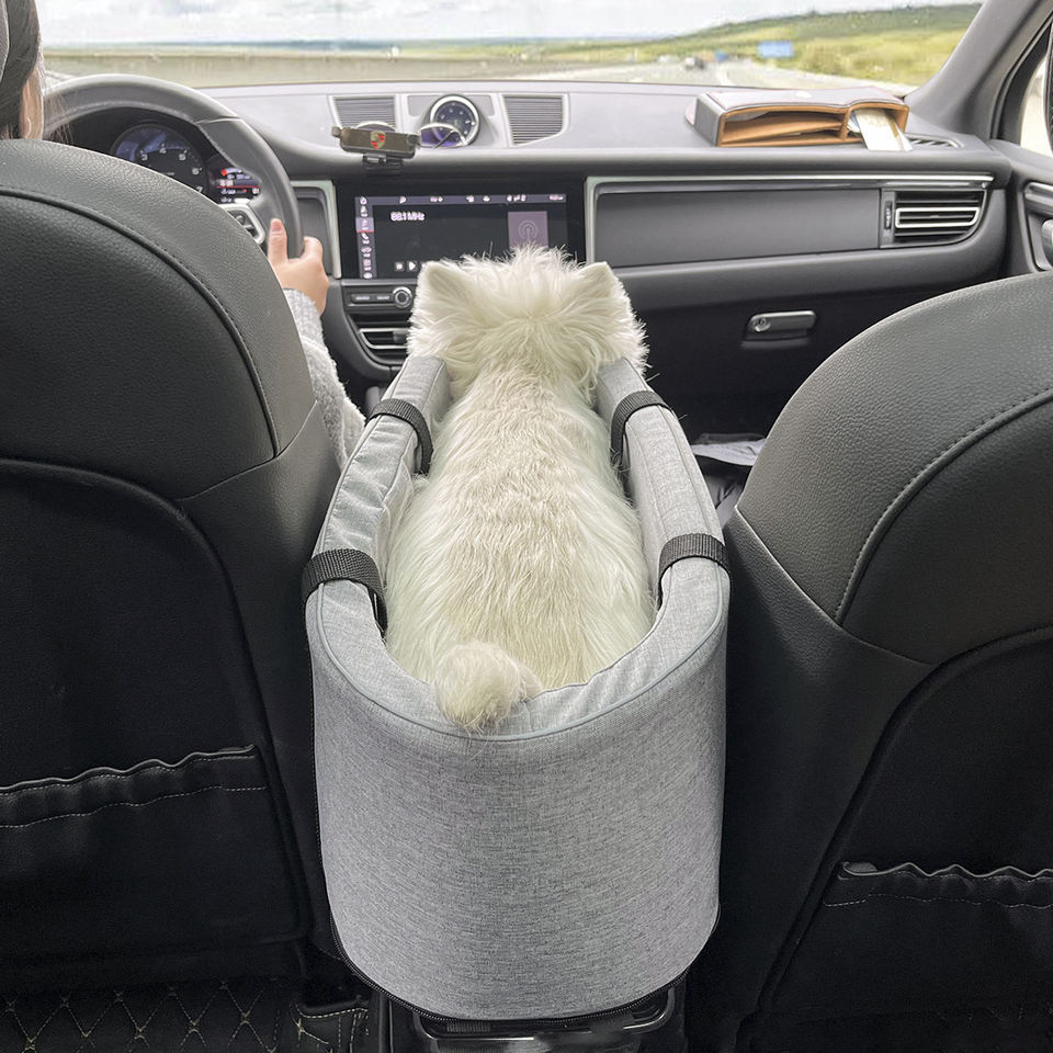 Hot Sale Professional Lower Price washable travel dog cat seat dog car booster seat on car armrest small pets center console car