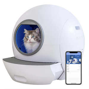 Advanced Self-Cleaning Smart Cat Litter Box with Wi-Fi Control and Odor Elimination